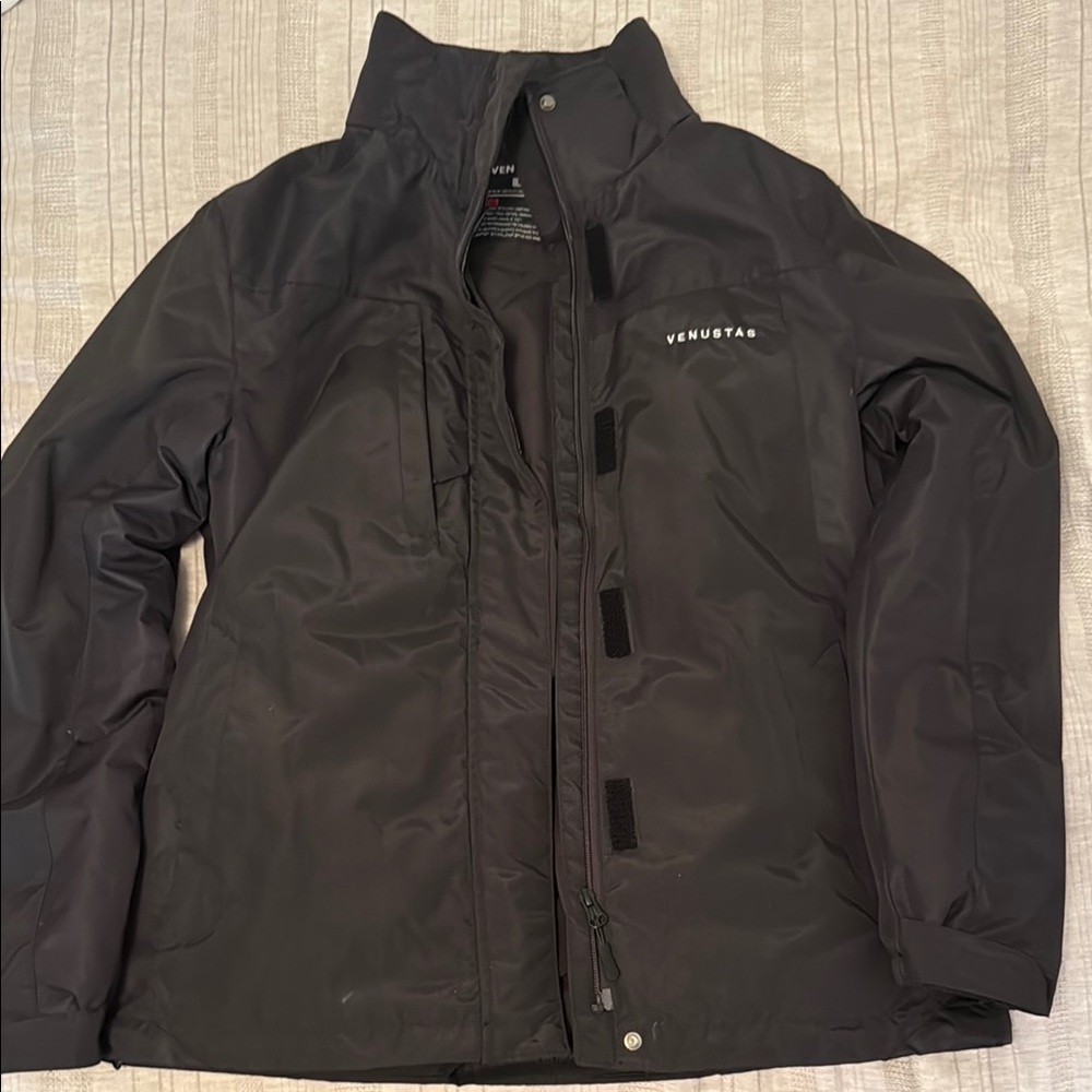 Venustas Black Performance Heated Jacket With Wea… - image 1